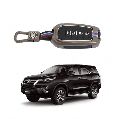 TOYOTA FORTUNER KEY COVER WITH METAL SHELL