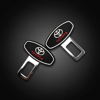 2 Pcs Set Universal Car Toyota Custom Seat Belt Warning Canceler Clips