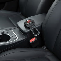 2 Pcs Set Universal Car Toyota Custom Seat Belt Warning Canceler Clips in Carbon Fiber