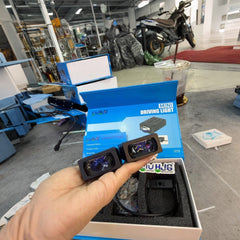 2 Pcs Set HJG H-S92 Ultra Slim XL High Power Dual Color Light With Projector Cut for All Vehicles