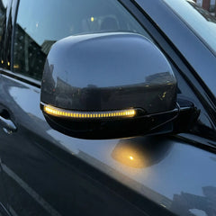 2pcs Set Car Side Mirror Indicator Lights Dual Colour Yellow - White