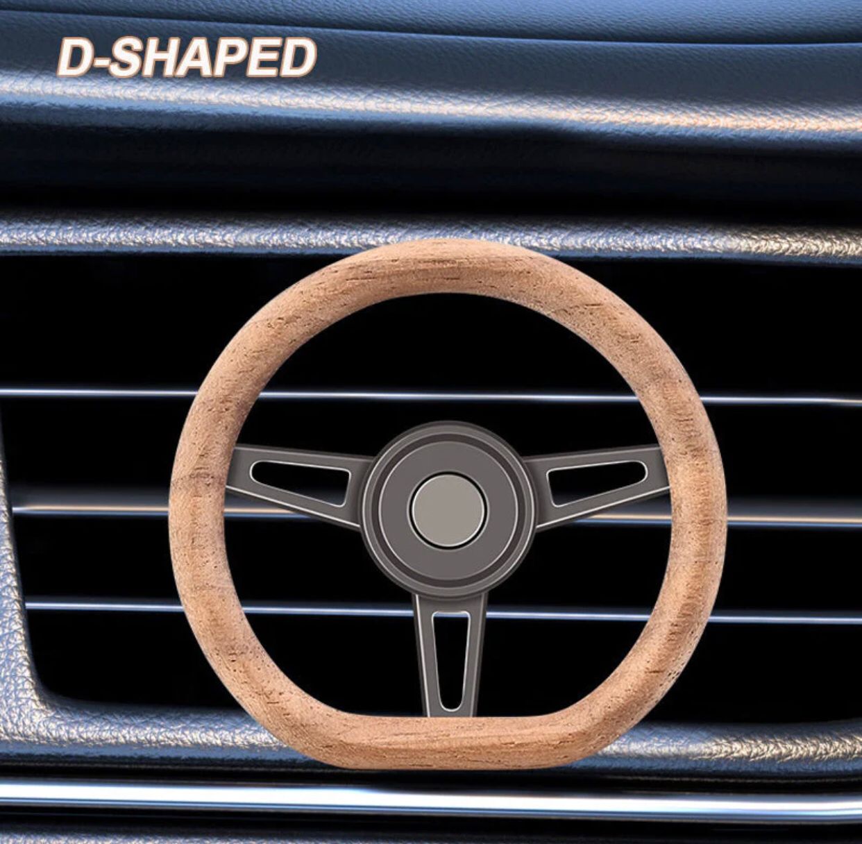 D-11 Steering Wheel Car perfume  AC Grill D-Shape Air Conditioner