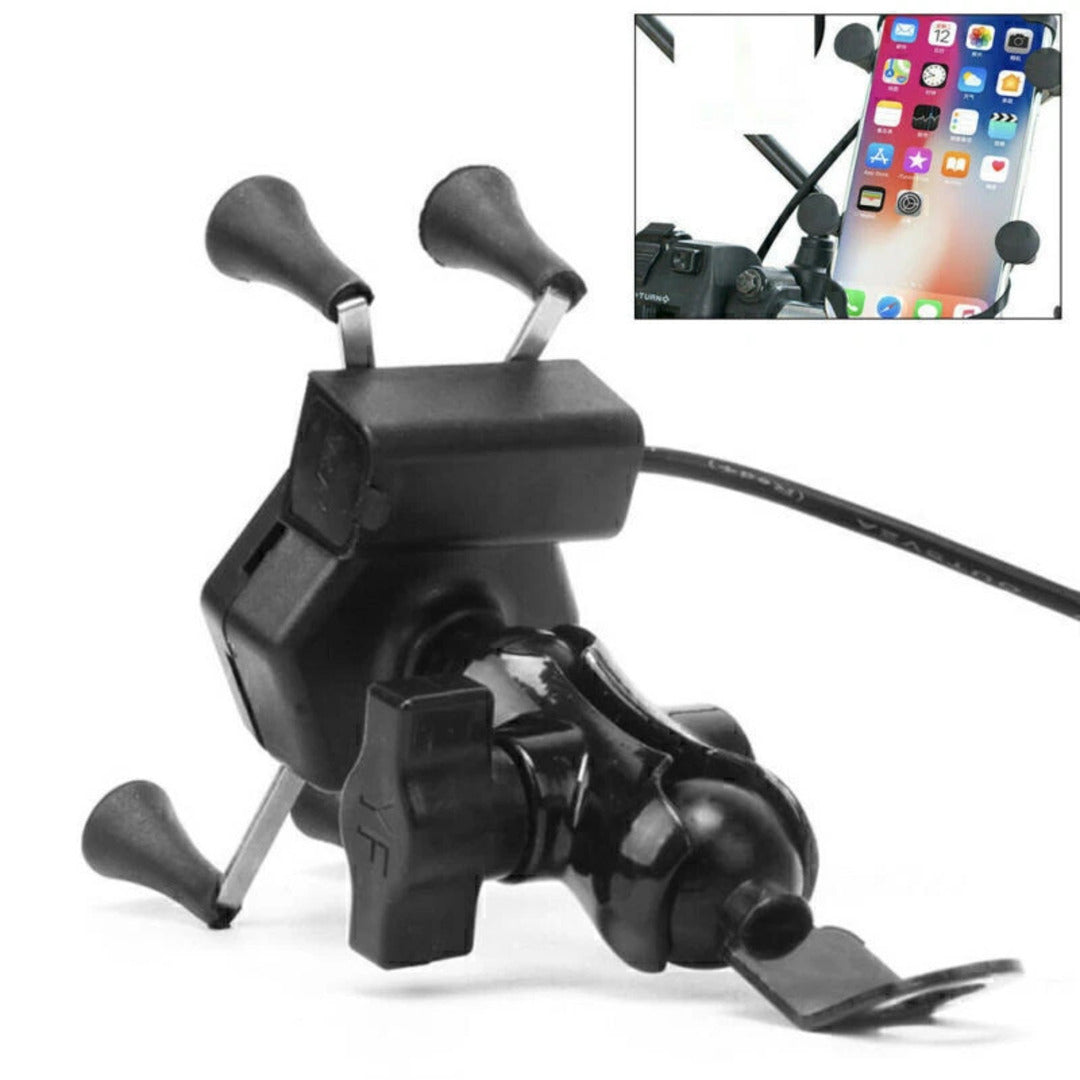 360 Degree Bike Mobile Holder with Charger (Fast Charging)