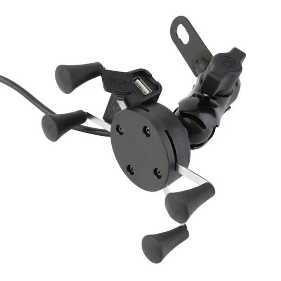 360 Degree Bike Mobile Holder with Charger (Fast Charging)