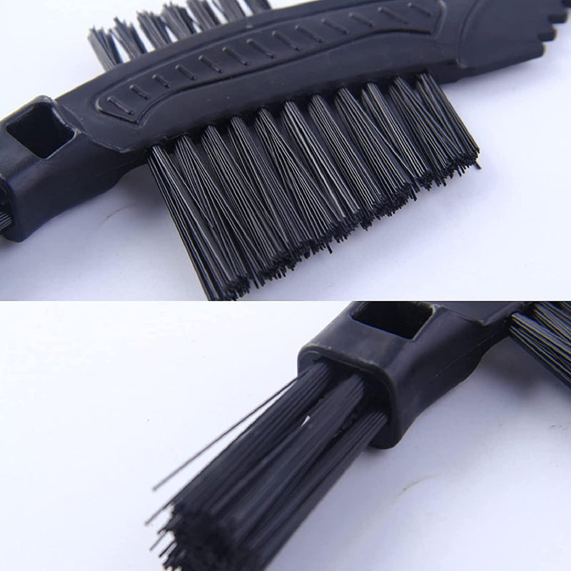 Universal Bike Chain Cleaning Brush with 3 Heads For Chains Cassette Cleaning Tool 1 Pc