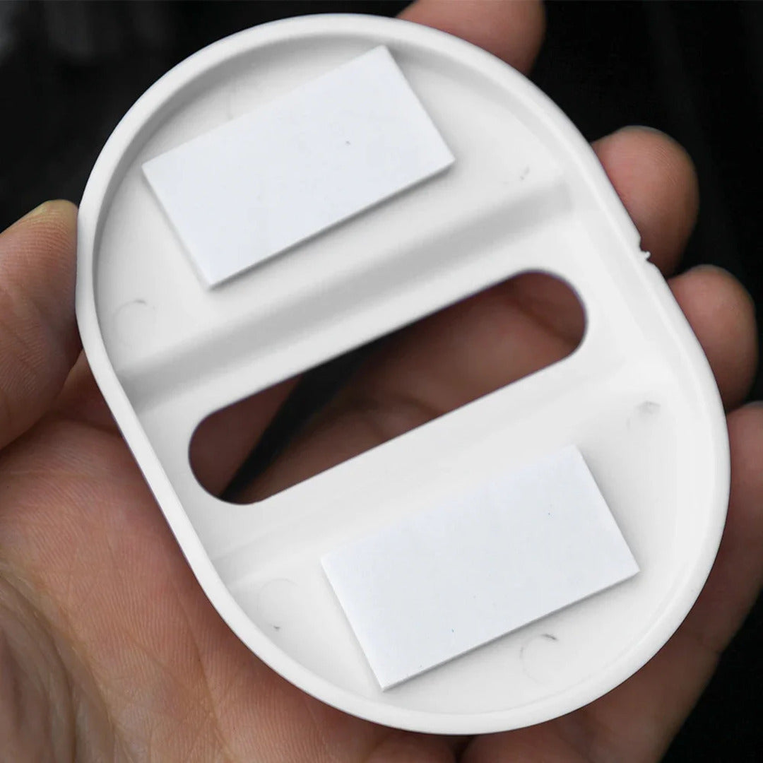 4 Pcs Set Blue Car Door Lock Protection Cover Anti Rust (White)