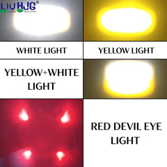 2 Pcs Set Universal HJG WD04 Model Ultra Bright 90W Led Mini Laser Cannon Fog Light