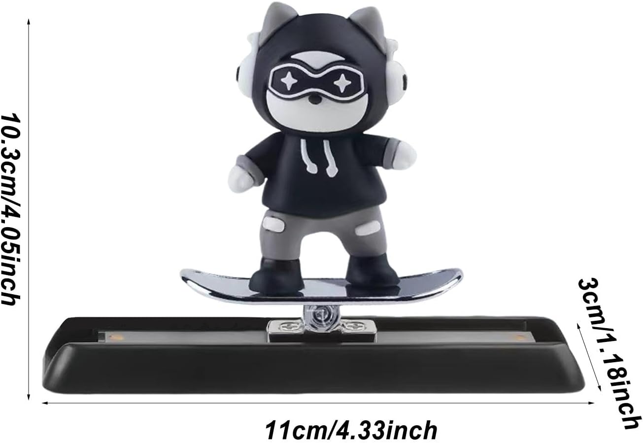 1 Pc Universal Dashboard Sliding Character Car Interior Decoration Accessories