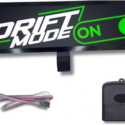 Drift Mode On LED Car Window Sticker Windshield Electric Safety Decal Decoration Sticker Auto 1 Pc