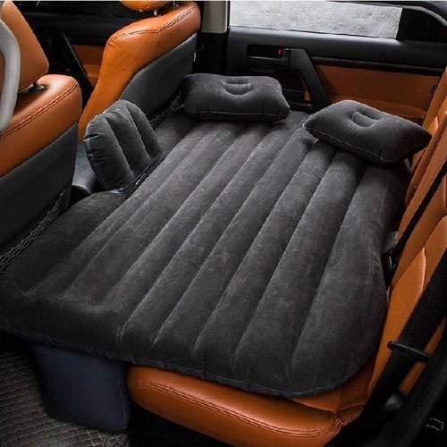 Inflatable Car Bed Mattress for Backseat (Black)