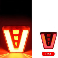 Universal 3rd Brake Lamp F1 Style Slim Red Lava Tail Light 1 Pcs