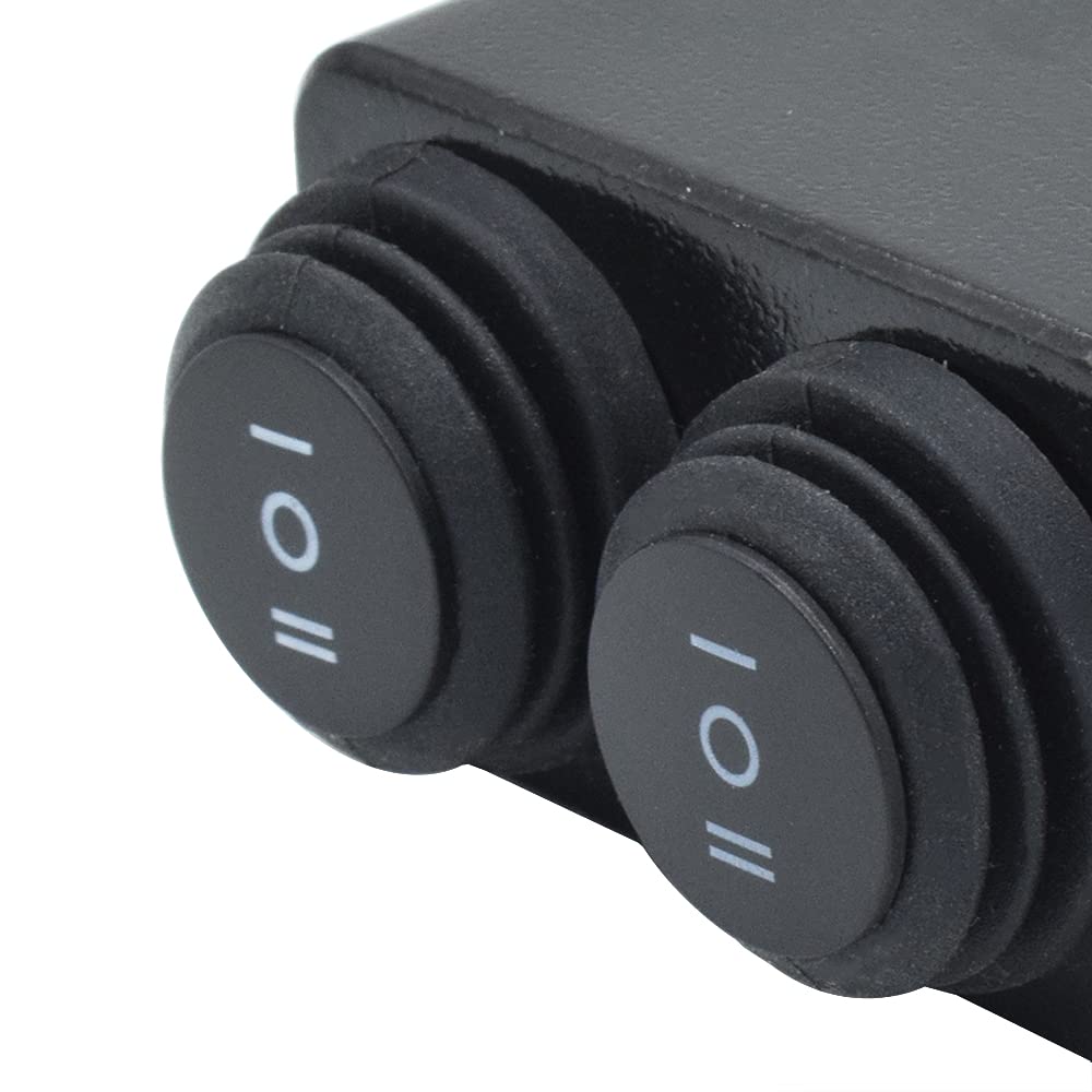 Universal Motorcycle Metal Switch Waterproof Double Point Switch for Bike Headlight High Low Beam 1 Pc