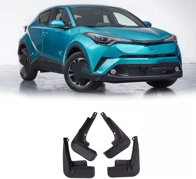 Toyota CHR Custom Fit Front Rear Mud Flaps In Premium Quality