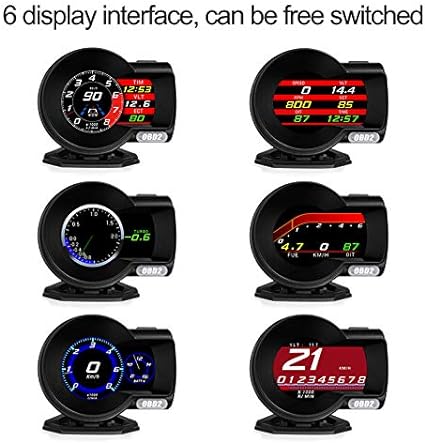 Universal F8 OBD2+GPS HUD Gauge Car Digital Head Up Display Speedometer Turbo RPM Alarm 1 Pc