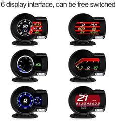 Universal F8 OBD2+GPS HUD Gauge Car Digital Head Up Display Speedometer Turbo RPM Alarm 1 Pc