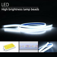 Car Hood LED Light Strip 4 Feet Flexible Strip LED Daytime Running Lights for Bonnet