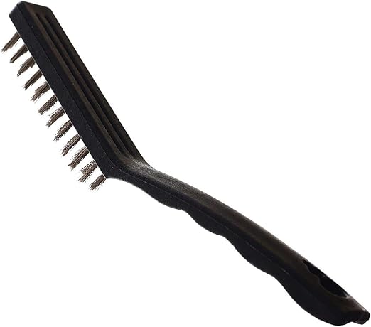 Universal 3 Pcs Large Wire Brush Set, Stainless Steel, Brass and Nylon Bristle for Cleaning Welding Slag Rust and Dust 3 Pcs Set