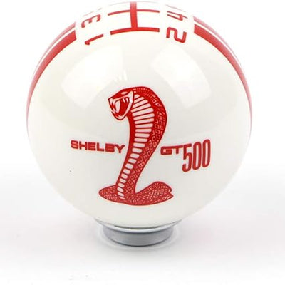Universal 5 Speed Cobra Style Gear Shift Knob Manual Transmission Shifter Lever Stick(white)