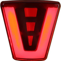 Universal 3rd Brake Lamp F1 Style Slim Red Lava Tail Light 1 Pcs