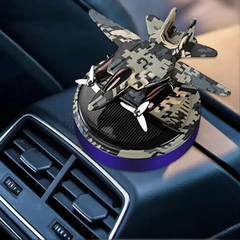 1 Pc Universal Car Dashboard Perfume Army Airplane Jet Style In Premium Quality