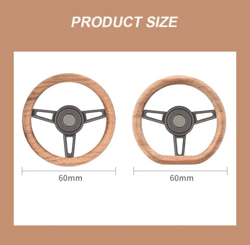 KIA Mini Steering Wheel Car perfume Long lasting Fragrance For AC Grill Circle Shape Air Conditioner