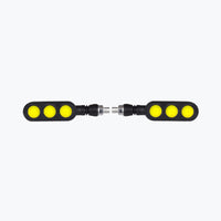 Traffic Style Multi Colour Indicator Running Style Green/Yellow/Red 2 Pcs Set