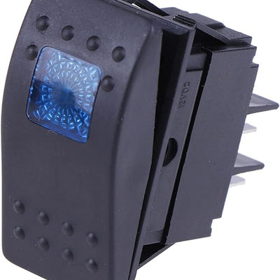 Universal Rocker Switch Button LED Light Lamp 4pin Switch 1 Pc