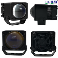 2 Pcs Set Universal HJG WD04 Model Ultra Bright 90W Led Mini Laser Cannon Fog Light