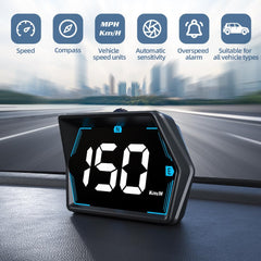 Universal G20 GPS HUD Gauge Car Digital Head Up Display Speedometer 1 Pc
