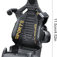 Universal Racing Seat Design Mobile Phone Holder Cell Phone Holder for All Cars 1 Pc(Yellow)