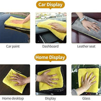 Universal Microfiber Cleaning Cloth For car, Cleaning Cloth For Kitchen & Home, Multipurpose Cloths, Automotive Microfiber Towels For Car Cleaning 1 Pc