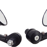 Universal Round Motorbike Handle Bar End Mirror