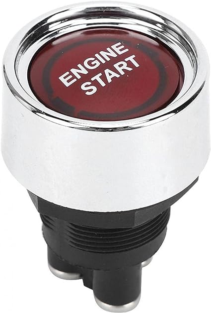 Universal Engine Start Switch, LED Engine Starter Push Button Starter ...