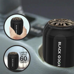 1 Pc Universal Black Odor Premium Car Gel Air Freshener Stylish Effective Long-Lasting For Car