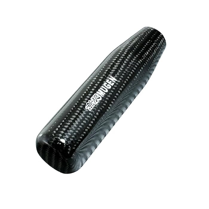 Universal Mugen Carbon Fiber Shift Gear Knob Car Shifter Lever Most Manual Automotive Vehicles