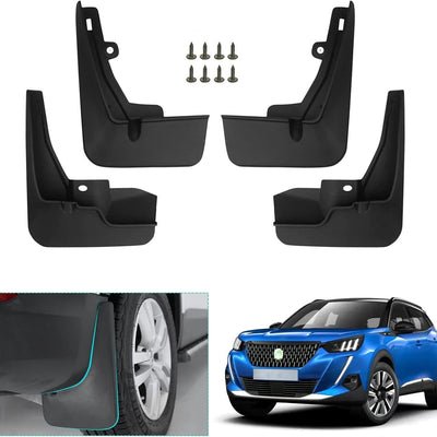 Peugeot 2008 Custom Fit Front Rear Mud Flaps In Premium Quality