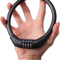 1 Pc Universal Bike Helmet Lock with 4 Digit Combination High Security Anti-Theft Waterproof Bike Mini Elegant Style For Bike
