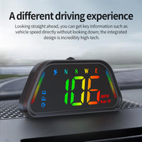 Universal G23 GPS Speedometer HUD Gauge Car Digital Head Up Display Speedometer Campass Clock Distance Meature Functions 1 Pc