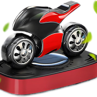 Universal Solar Sports Bike Upgraded Model Car Perfume Air Freshener Car Perfume Solar Energy Fragrance Car 1 Pc