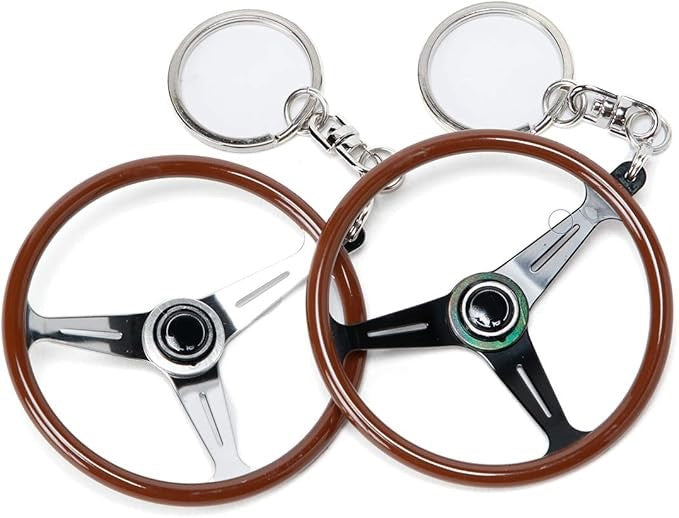 Universal Steering Keychain With Premium Quality in Metal Body 1  Pc