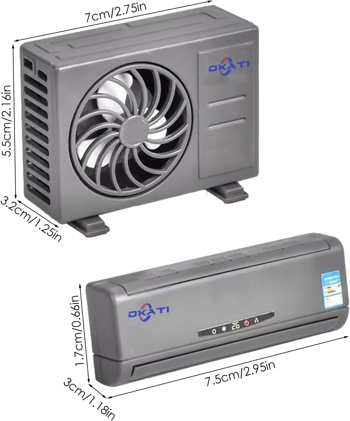 Universal Solar Air Conditioner And Outdoor Decoration Ac went Perfume 1 Pc