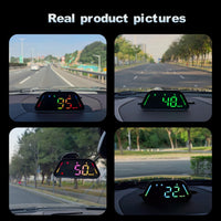 Universal G23 GPS Speedometer HUD Gauge Car Digital Head Up Display Speedometer Campass Clock Distance Meature Functions 1 Pc