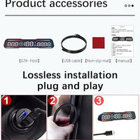 Universal G19 GPS HUD Gauge Car Digital Head Up Display Speedometer 1 Pc