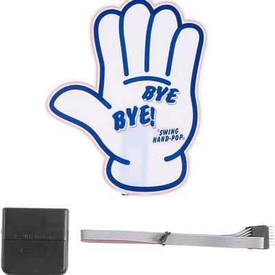 BYE BYE! LED Car Window Sticker Windshield Electric Safety Decal Decoration Sticker Auto 1 Pc