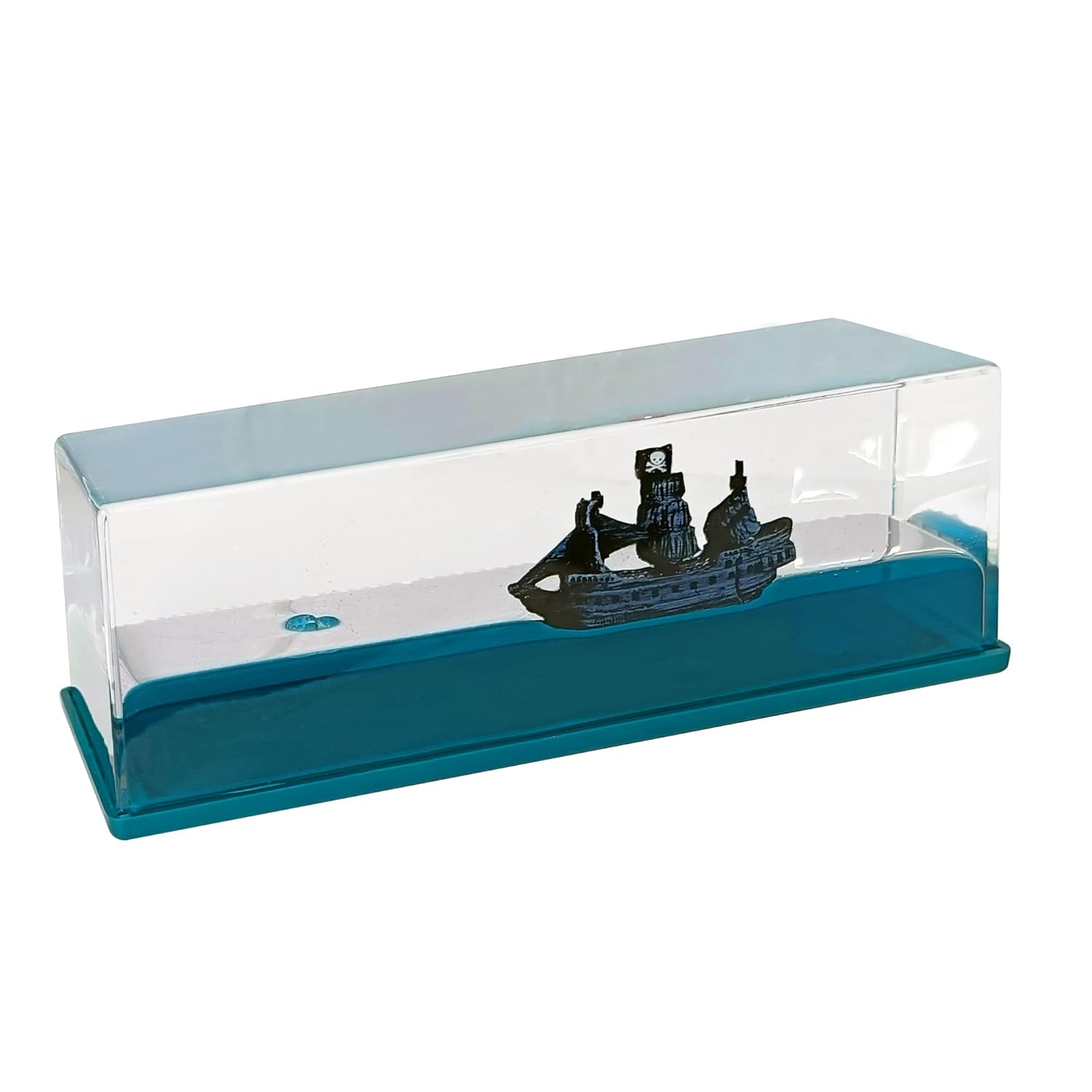 Universal Floating Pirates Cruise Ship In Fluid Liquid Unsinkable Boat Car Dashboard Decoration 1 Pc