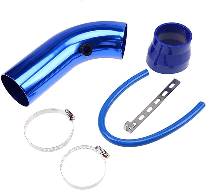 Filtered Intake Systems Universal Aluminum Air Intake Pipe / Hose Air Filter Intake System Duc