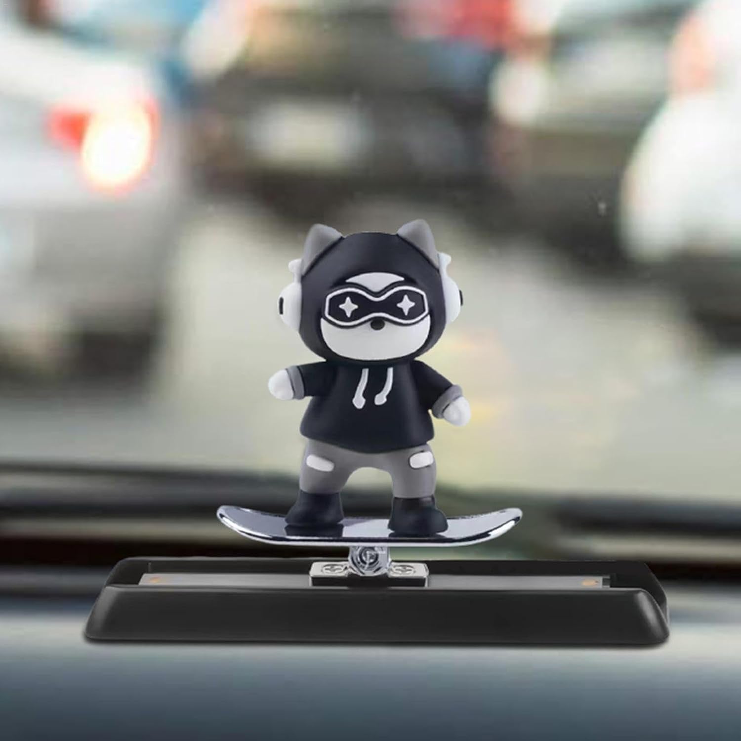 1 Pc Universal Dashboard Sliding Character Car Interior Decoration Accessories