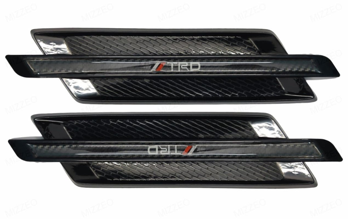 2 Pcs Set Universal Car Side Fender Air Vent Trim