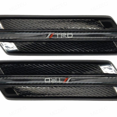 2 Pcs Set Universal Car Side Fender Air Vent Trim