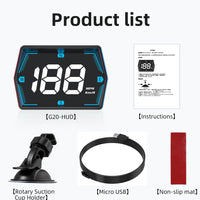 Universal G20 GPS HUD Gauge Car Digital Head Up Display Speedometer 1 Pc